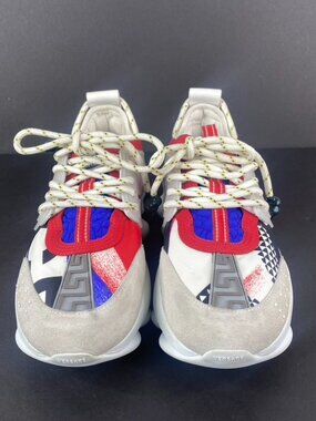 Versace Chain Reaction Chunky Sneakers Size 37.5